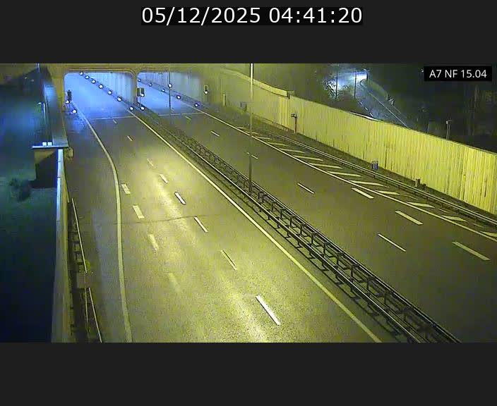Caméra trafic Luxembourg - A7, Tunnel Mersch, entrée sud, direction Ettelbruck