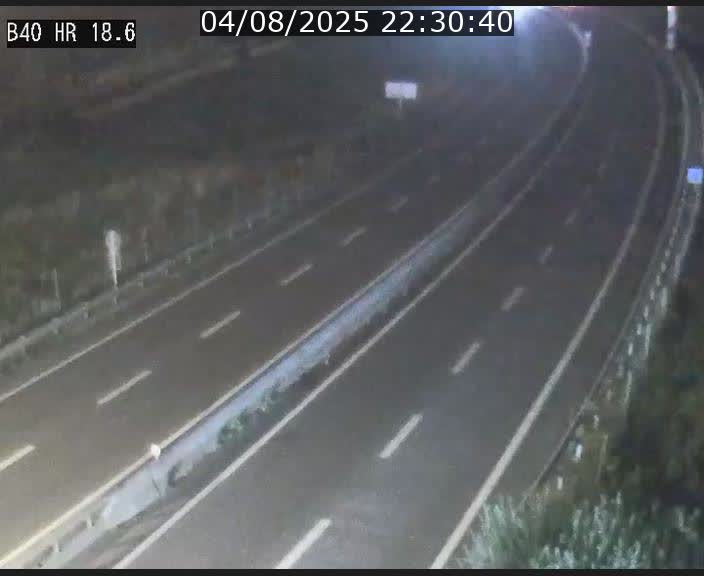 Webcam sur la route de liaison entre Micheville et Esch-Belval à la frontière entre le Luxembourg et la France. Vue orientée vers la Lorraine.
