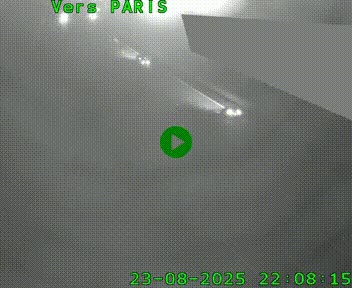 Caméra routière sur l'autoroute A20 à Saint-Pardoux-l'Ortigier, à la jonction avec l'A89. Vue orientée vers Paris