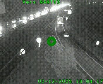 Webcam N147 au nord de Poitiers et à la jonction avec la A10