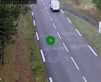 Caméra routière France - N102, au niveau du col de Montmirat à Saint-Etienne-du-Valdonnez à 1039 mètres d'altitude