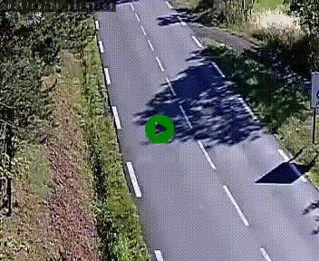 Caméra routière France - N102, au niveau du col de Montmirat à Saint-Etienne-du-Valdonnez à 1039 mètres d'altitude