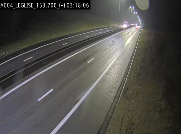 Webcam autoroute E411 à hauteur de Léglise, en direction de Luxembourg
