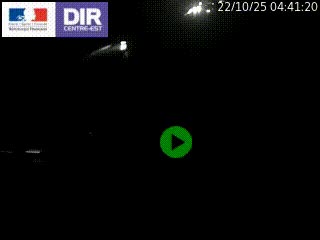Webcam traffic à Grenoble-sud sur l'autoroute A480. Vue orientée vers l'entrée et la sortie de Grenoble