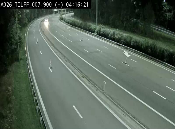 Webcam autoroute A26/E25 à Esneux, en Belgique en direction Luxembourg - BK 7.9