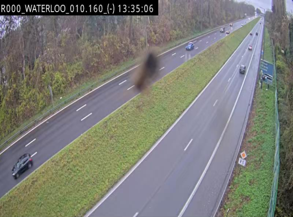 Webcam autoroute Belgique - Waterloo - R0 (ring de Bruxelles) - BK 12.3