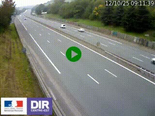 Webcam routière à Saint-Etienne-Terrenoire sur la RN88 avant la jonction entre l'A72 et le Boulevard Périphérique de Saint-Etienne