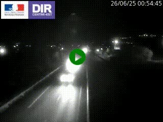 Caméra autoroute à Saint-Etienne (Les Littes) à hauteur du Ikea Saint-Etienne sur l'A72 en direction de Roanne