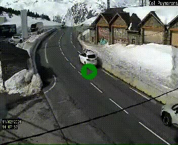 Webcam Col du Puymorens sur N320, en direction de Pas de la Casa (Andorre)