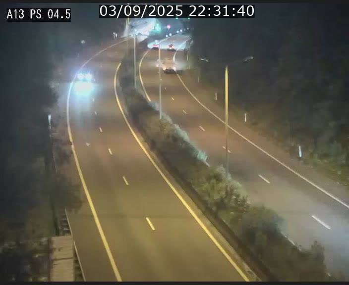 Traffic live webcam Luxembourg Differdange - A13 direction Esch-sur-Alzette - BK 4.5