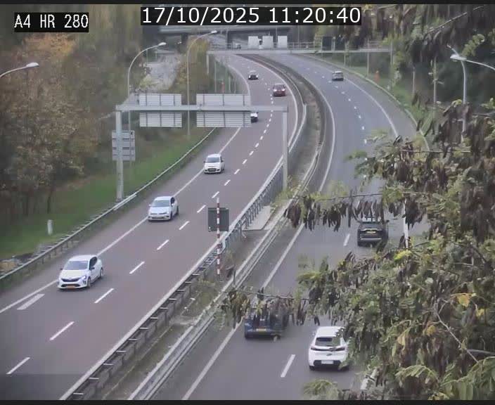 Webcam traffic A4 Luxembourg - BK 0.2 - P+R Bouillon (direction Luxembourg)