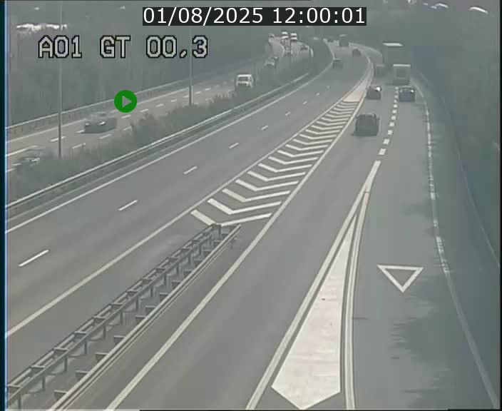 Traffic live webcam Luxembourg Croix de Gasperich - A1 direction Kirchberg - BK 0.3