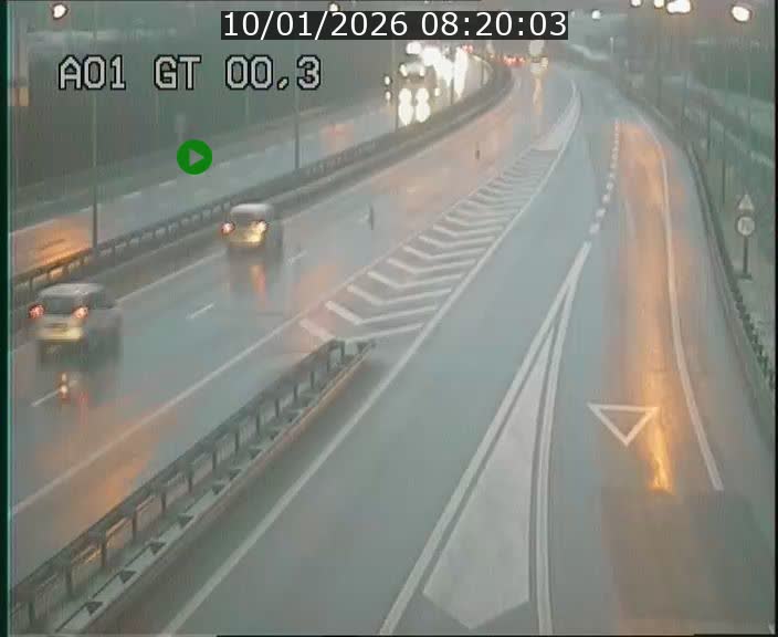 Traffic live webcam Luxembourg Croix de Gasperich - A1 direction Kirchberg - BK 0.3