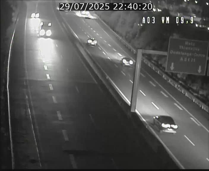 Webcam Autoroute à la Croix de Bettembourg - A3 - BK 9.9 - direction France