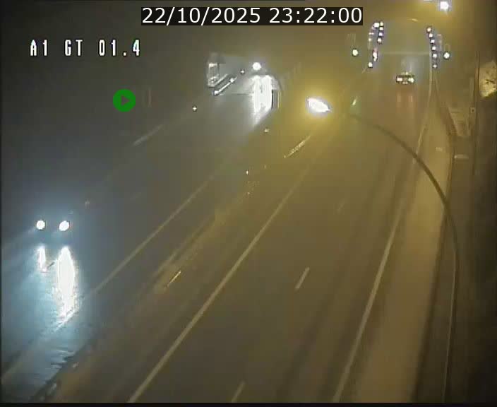 Traffic live webcam Luxembourg Hesperange - A1 direction Kirchberg - BK 1.4