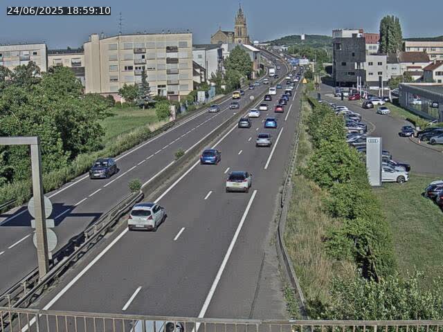 Caméra autoroute France - A31, Thionville direction Metz