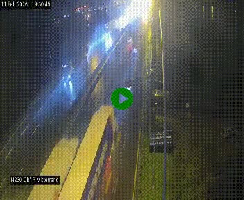 Webcam sur le périphérique de Bordeaux à l'est de la ville. Caméra située sur le Pont Mitterand sur la N230