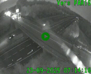 Clone of Caméra routière sur l'autoroute A20 au nord de Limoges, à la jonction avec la N520. Vue orientée vers Paris