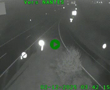 Webcam N147 au nord de Poitiers et à la jonction avec la A10