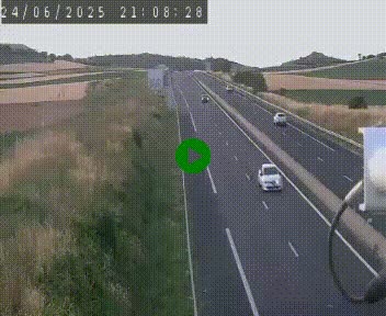 Caméra autoroute A75 à hauteur de Le Crest, en direction de Montpellier