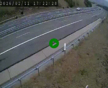 Caméra autoroutière France - A75, Engayresque, entre Millau et Séverac-le-Chateau, en direction de Montpellier