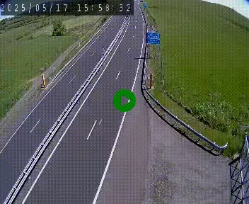 Caméra autoroute A75 à hauteur du col de la Fageole en direction de Clermont-Ferrand