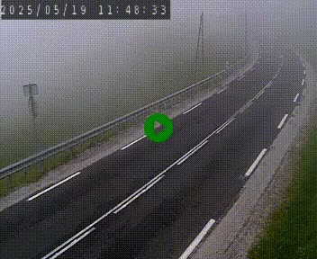 Webcam routière au niveau du col de la Chavade en Ardèche, sur la N102 à 1266 mètres d'altitude