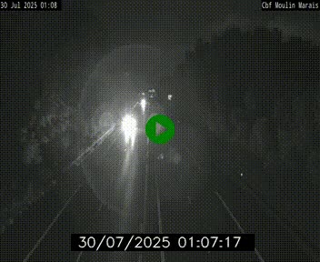 Webcam sur le périphérique de Nantes (N844) entre la Porte de Saint-Luce et la Porte d'Anjou, à l'est de la ville