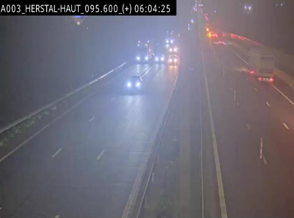 Webcam autoroute Belgique - Herstal - E40 direction Aix-la-Chapelle - BK 97