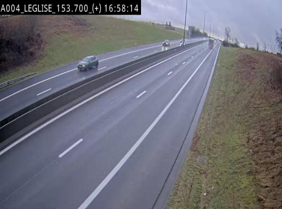 Webcam autoroute E411 à hauteur de Léglise, en direction de Luxembourg