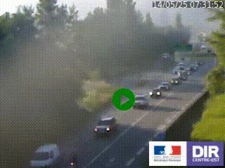 Webcam info trafic à proximité de Vizille sur la N85, au niveau du point de vue du Saut du Moine à Champagnier
