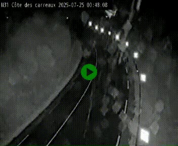 Webcam en haut de la Côte des Carreaux sur la N31 à Avesnes-en-Bray. Vue orientée vers Rouen