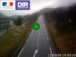 Web cam sur la N90 à Aime, en provenance de Bourg-Saint-Maurice et en direction d'Albertville