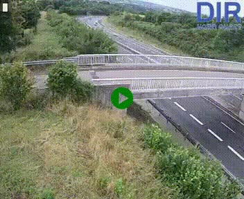Webcam sur A84 à hauteur de Pont-Farcy, au niveau du pont autoroutier sur la Vire, au sud de Saint-Lô