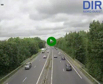 Webcam sur le périphérique de Caen (N814) à l'est de la ville, à Mondeville hauteur de la sortie 2, Presqu'île-Rives de l'Orne, au bout de l'autoroute A13