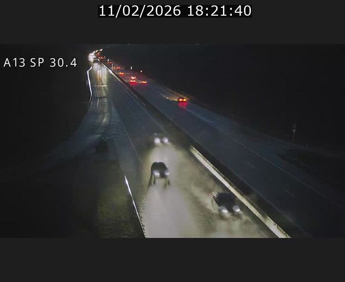 Traffic live webcam Luxembourg Altwies - A13 direction Luxembourg-ville - BK 30.4