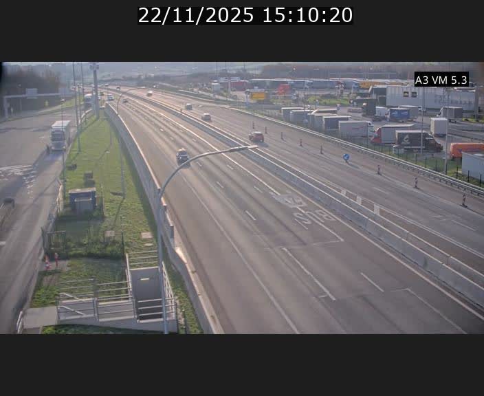 Traffic live webcam Luxembourg Aire de Berchem - A3 - BK 5 - direction France