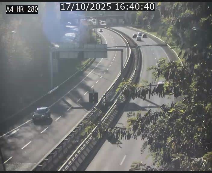 Webcam traffic A4 Luxembourg - BK 0.2 - P+R Bouillon (direction Luxembourg)