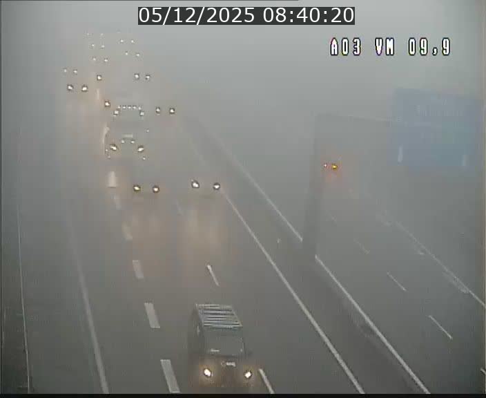 Webcam Autoroute à la Croix de Bettembourg - A3 - BK 9.9 - direction France