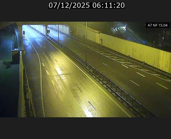 Caméra trafic Luxembourg - A7, Tunnel Mersch, entrée sud, direction Ettelbruck