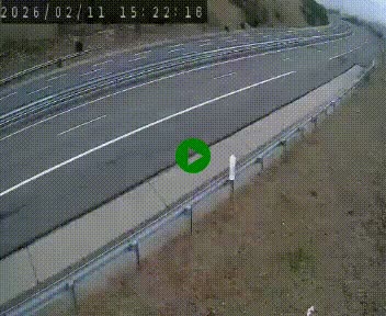 Caméra autoroutière France - A75, Engayresque, entre Millau et Séverac-le-Chateau, en direction de Montpellier