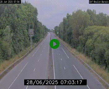 Webcam sur le périphérique de Nantes (N844) entre la Porte de Saint-Luce et la Porte d'Anjou, à l'est de la ville