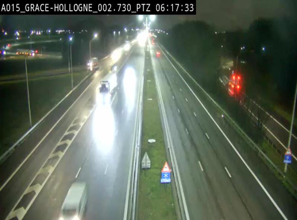 Caméra trafic Belgique - Grâce-Hollogne - E42, jonction avec A604, direction Loncin/Aéroport de Liège -  BK 3.2