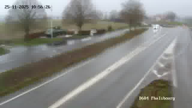 Webcam de surveillance sur D604 (France) à Phalsbourg, cadrée vers Phalsbourg, proposant une information routière utile aux déplacements quotidiens.