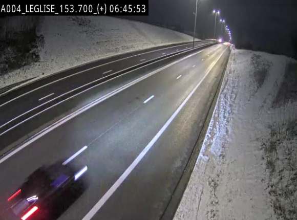 Webcam autoroute E411 à hauteur de Léglise, en direction de Luxembourg