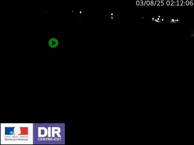 Webcam sur le quai Parjot à Vienne, aux Portes de Lyon, sur la Nationale 7, à la jonction avec le boulevard du Rhône-nord (D1407), caméra orientée vers Lyon