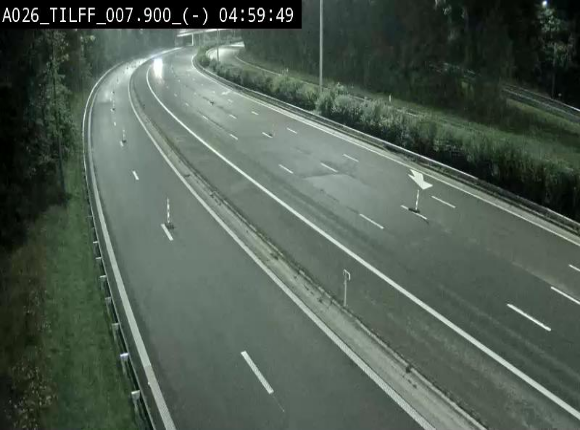 Webcam autoroute A26/E25 à Esneux, en Belgique en direction Luxembourg - BK 7.9