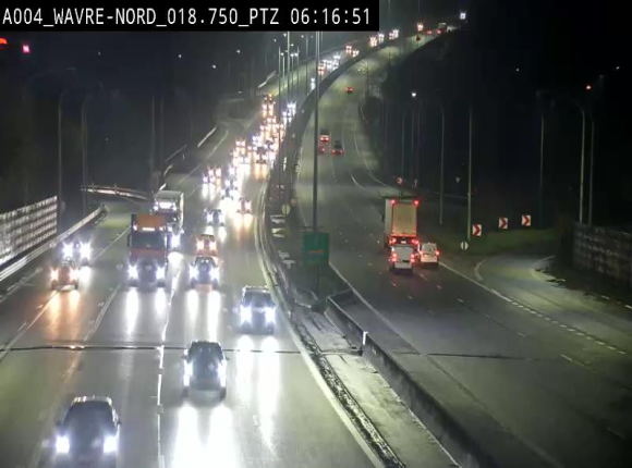 Webcam traffic E411(A4) - BK 18.7 - Bierges (Wavre Nord)