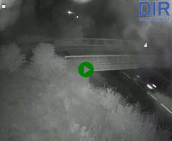 Webcam sur A84 à hauteur de Pont-Farcy, au niveau du pont autoroutier sur la Vire, au sud de Saint-Lô