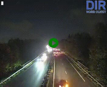 Webcam sur le périphérique de Caen (N814) à l'est de la ville, à Mondeville hauteur de la sortie 2, Presqu'île-Rives de l'Orne, au bout de l'autoroute A13